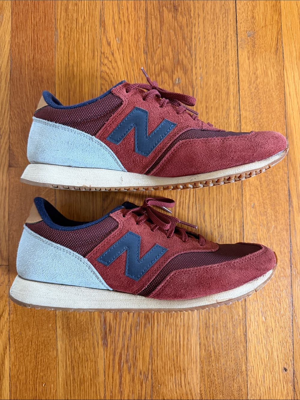 New Balance Women’ Burgundy & Navy Low-Profile Sneakers